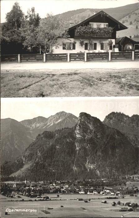 Oberammergau Panorama mit Alpen