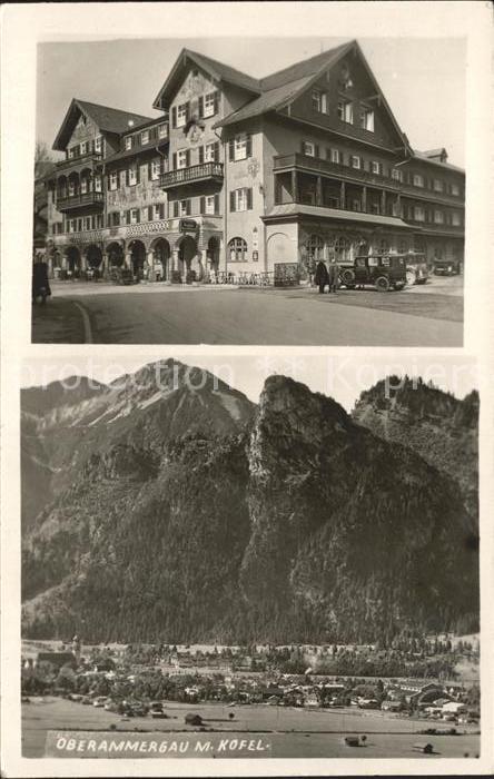 Oberammergau Hotel Restaurant Panorama mit Kofel Amm