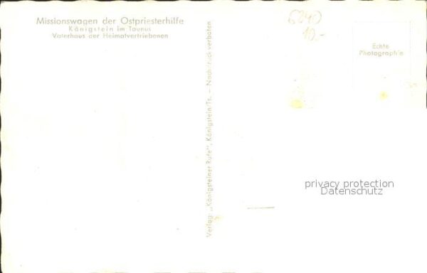 Koenigstein Taunus Missionswagen der Ostpriesterhilfe Alta – Bild 2
