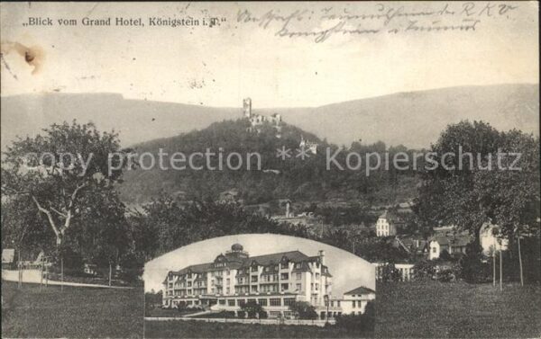 Koenigstein Taunus Grand Hotel Königstein Burgruine