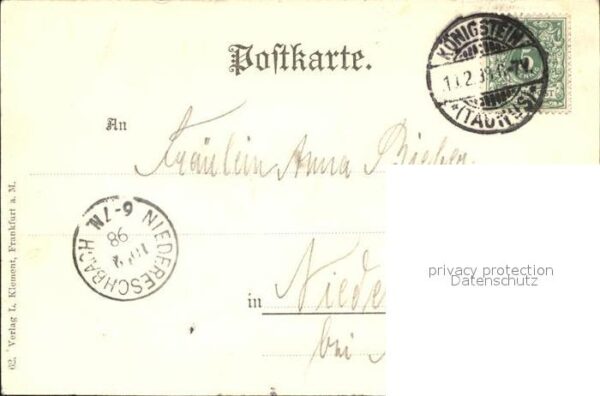 Koenigstein Taunus Stadtansicht mit Burg – Bild 2