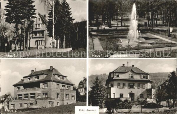 Bad Orb Sanatorium Pfeiffer Krug Haus 1 Springb