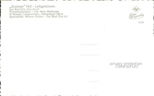 Bad Orb Znaimer Hof Gaststube – Bild 2