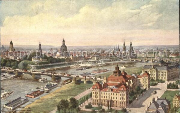 Dresden Kgl Ministerien und Altstadt Zeppelin A