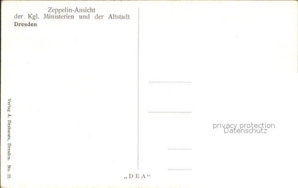 Dresden Kgl Ministerien und Altstadt Zeppelin A – Bild 2