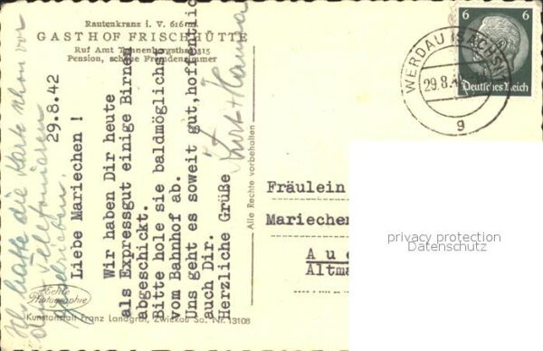 Rautenkranz Vogtland Gasthof Frischhütte – Bild 2