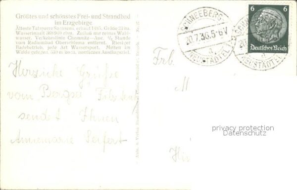 Neustaedtel Sachsen Erzgebirge Strandbad Bergsee Filzteich – Bild 2