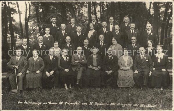 Kastel Mainz Erinnerungsfoto 50stes Wiegenfest des J