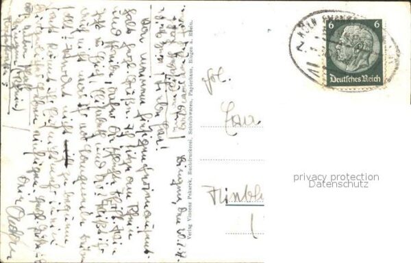 Bingen Rhein Panorama Teilansichten Gedichttext – Bild 2