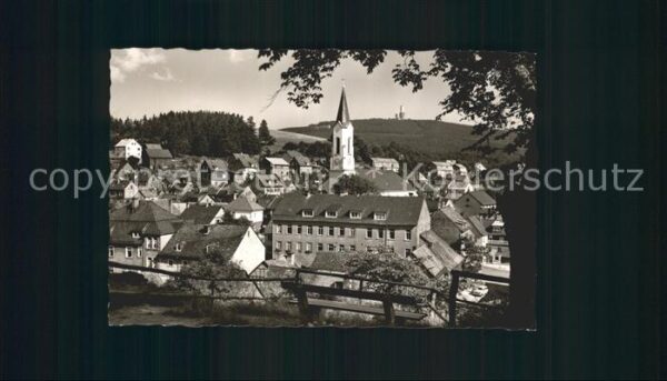 Oberreifenberg Ortsansicht mit Kirche Höhenluftkurort