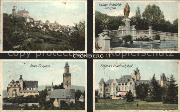 Cronberg Taunus Kaiser Friedrich Denkmal Altes Schloss