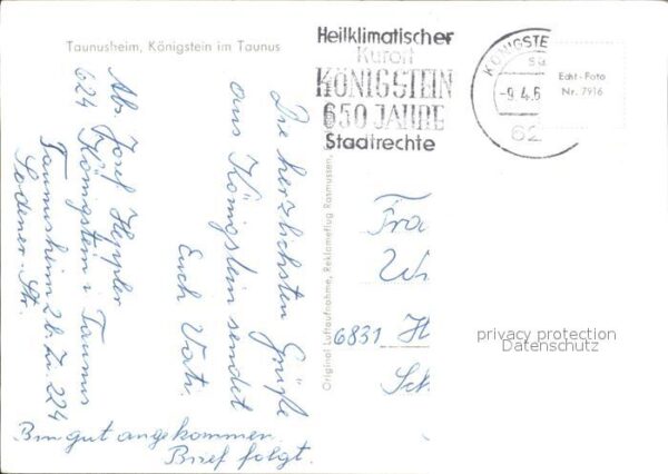 Koenigstein Taunus Taunusheim Heilklimatischer Kurort Flie – Bild 2