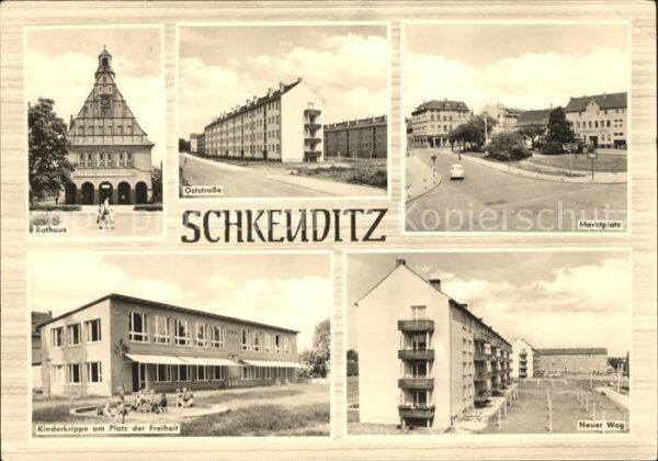 Schkeuditz Rathaus Marktplatz Neuer Weg Kinderkrip