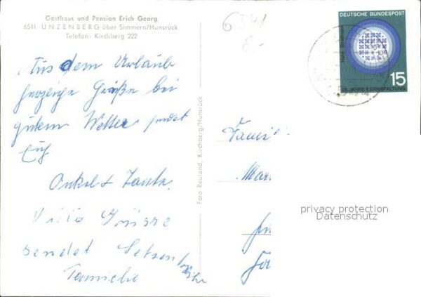 Unzenberg Gasthaus Pension Georg – Bild 2