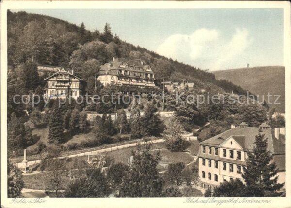 Ruhla Blick auf Berggasthof Nordmann