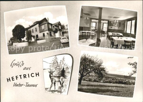 Heftrich Gasthaus Pension Zum Taunus Reh Landsch