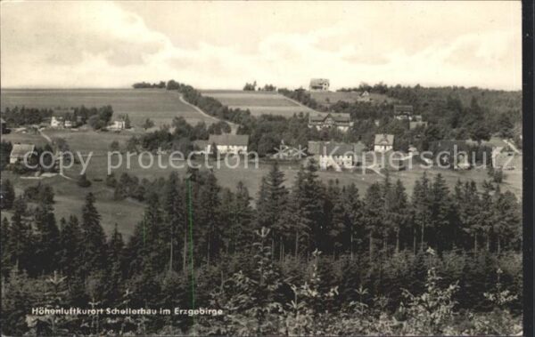 Schellerhau Teilansicht Höhenluftkurort