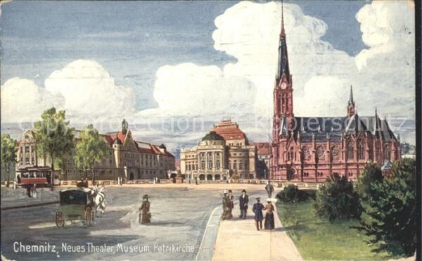 Chemnitz Neues Theater Museum Petrikirche