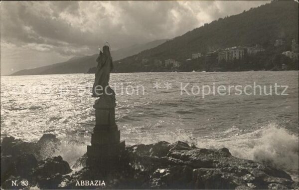 Opatija Abbazia Felsen am Meer