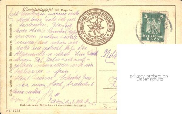 Wendelstein Berg Gipfel mit Kapelle – Bild 2