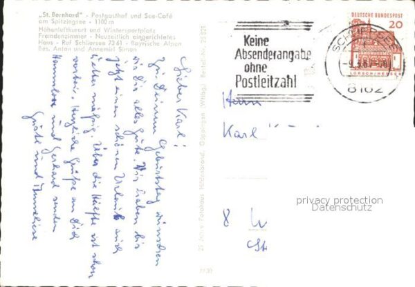Schliersee Gasthaus St. Bernhard – Bild 2
