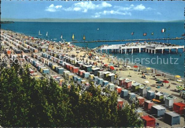 Grado Gorizia Strand Seebrücke