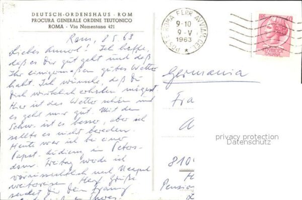 Roma Rom Deutsch Ordenshaus – Bild 2