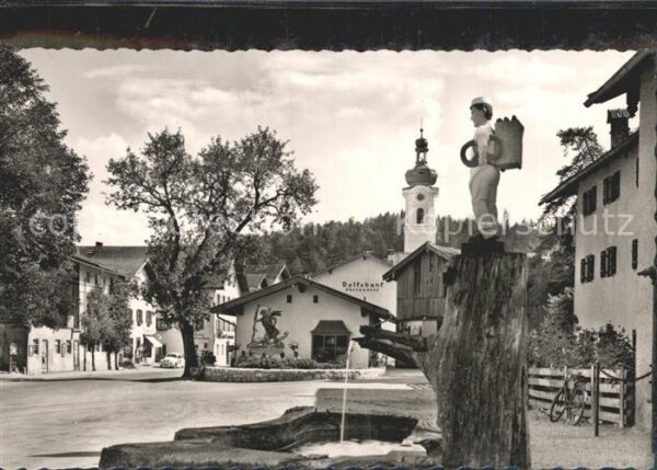 Oberaudorf mit Bäckerbrunnen