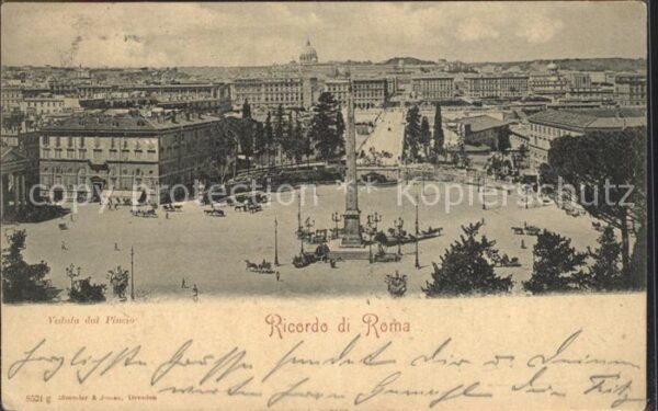 Roma Rom Platz mit Säule