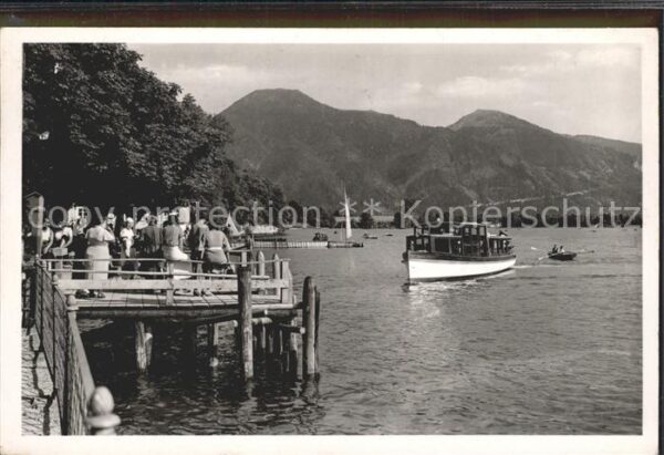 Tegernsee Bootssteg Landeplatz