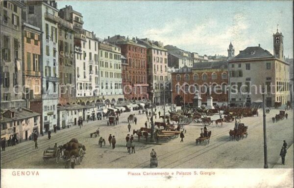 Genova Genua Liguria Piazza Caricamento