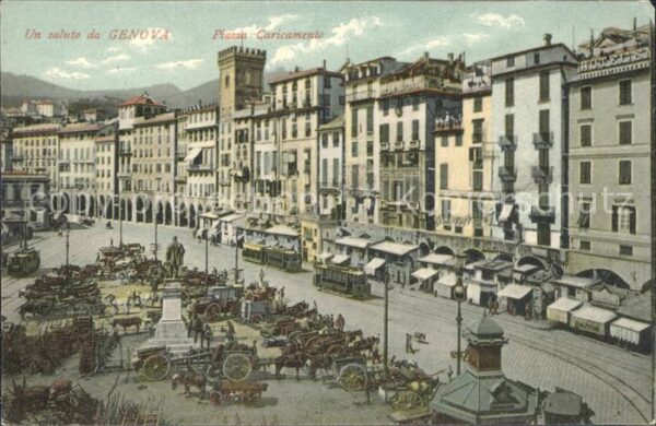 Genova Genua Liguria Piazza Caricamento