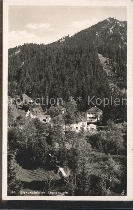 Birkenstein mit Breitenstein