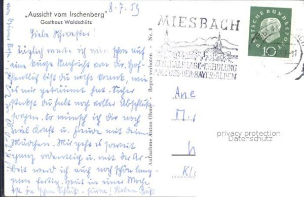 Irschenberg Aussicht vom Irschenberg Gasthaus Walds – Bild 2