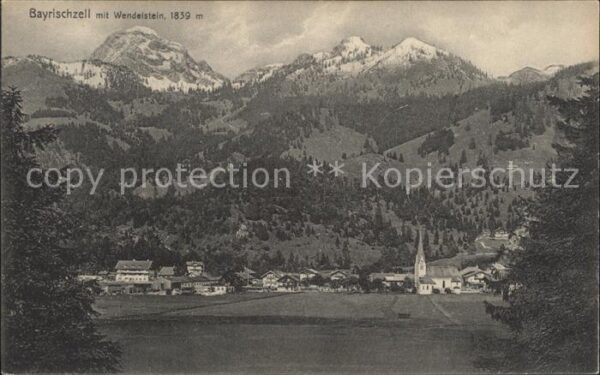 Bayrischzell mit Wendelstein
