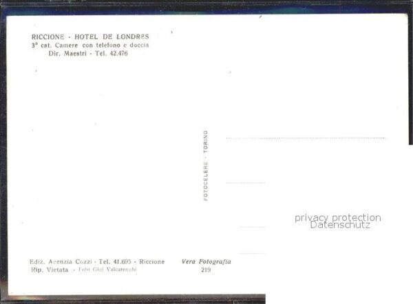Riccione Hotel de Londres – Bild 2