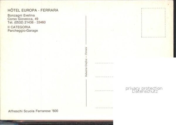 Ferrara Hotel Europa – Bild 2