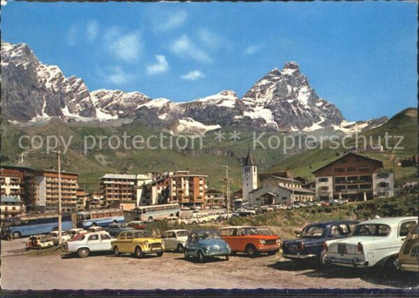 Cervinia Aosta mit Monte Cervino