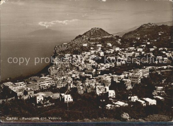 Capri mit Vesuv