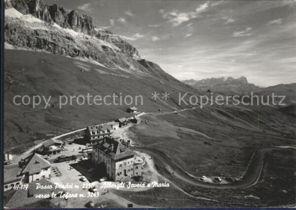 Passo Pordoi Fliegeraufnahme