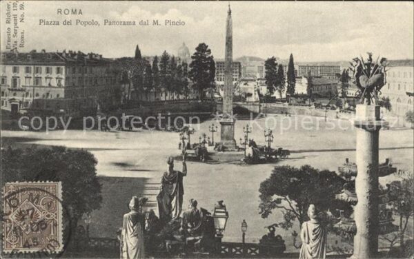Roma Rom Piazza deo Popolo