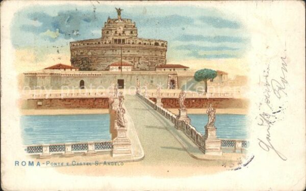 Roma Rom Ponte e Castel S. Angelo