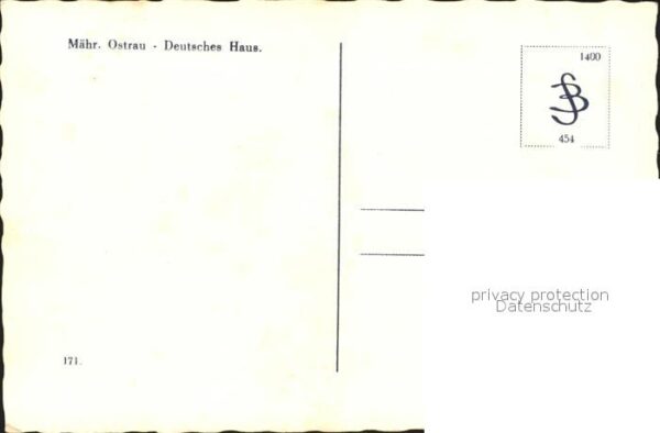 Maehrisch-Ostrau Ostrava Deutsches Haus – Bild 2