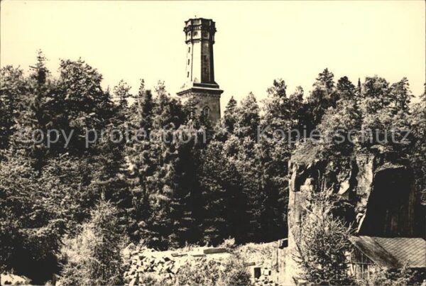 Rochlitz Sachsen Aussichtsturm mit Porphyr Steinbrücken