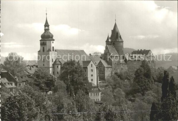 Schwarzenberg Erzgebirge Schloß und Kirche