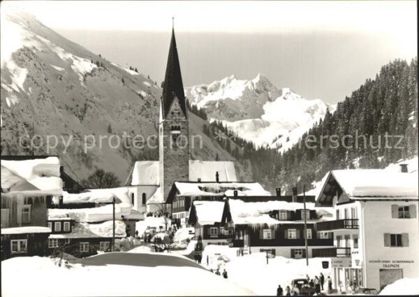 Kleinwalsertal Mittelberg im Winter