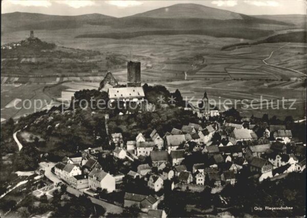 Giessen Lahn Fliegeraufnahme Burg Gleiberg