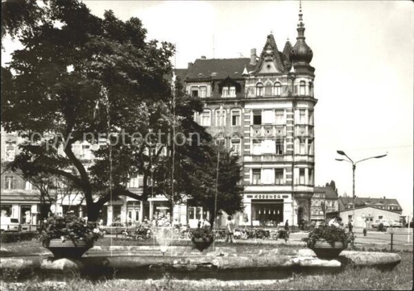 Loebau Sachsen Ecke Bahnhofstrasse