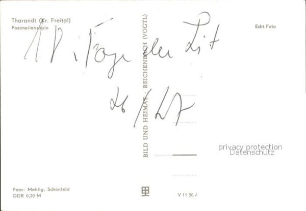 Tharandt Postmeilensäule – Bild 2