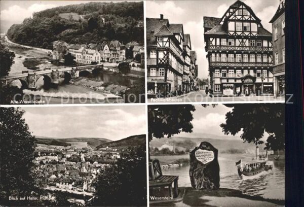 Hann. Muenden Stadt der drei Flüsse Fulda Werra Weser
